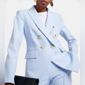 Veronica Beard ice Blue Double-Breasted Blazer NWT